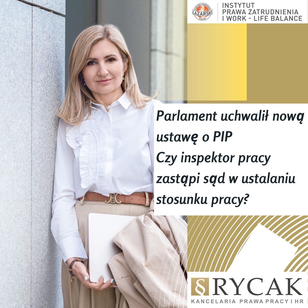 r.pr.dr. Magdalena Rycak o nowelizacji ustawy o Państwowej Inspekcji Pracy